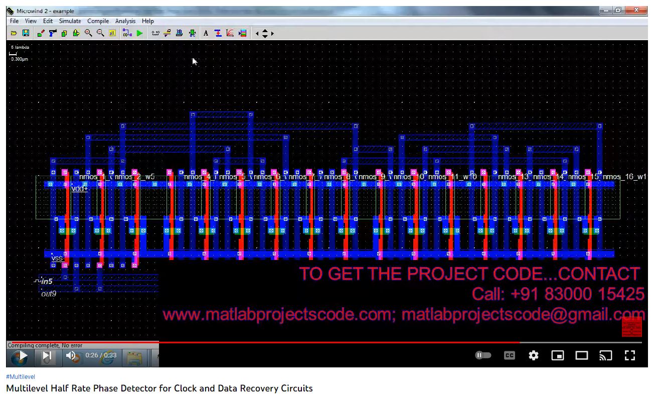 Multilevel Half Rate Phase Detector for Clock and Data Recovery Circuits project thumbnail image