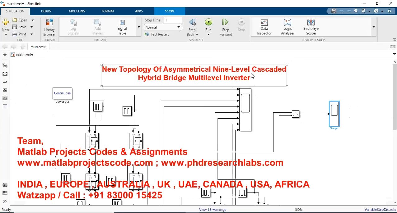 New Topology Of Asymmetrical Nine-Level Cascaded Hybrid Bridge Multilevel Inverter project thumbnail image