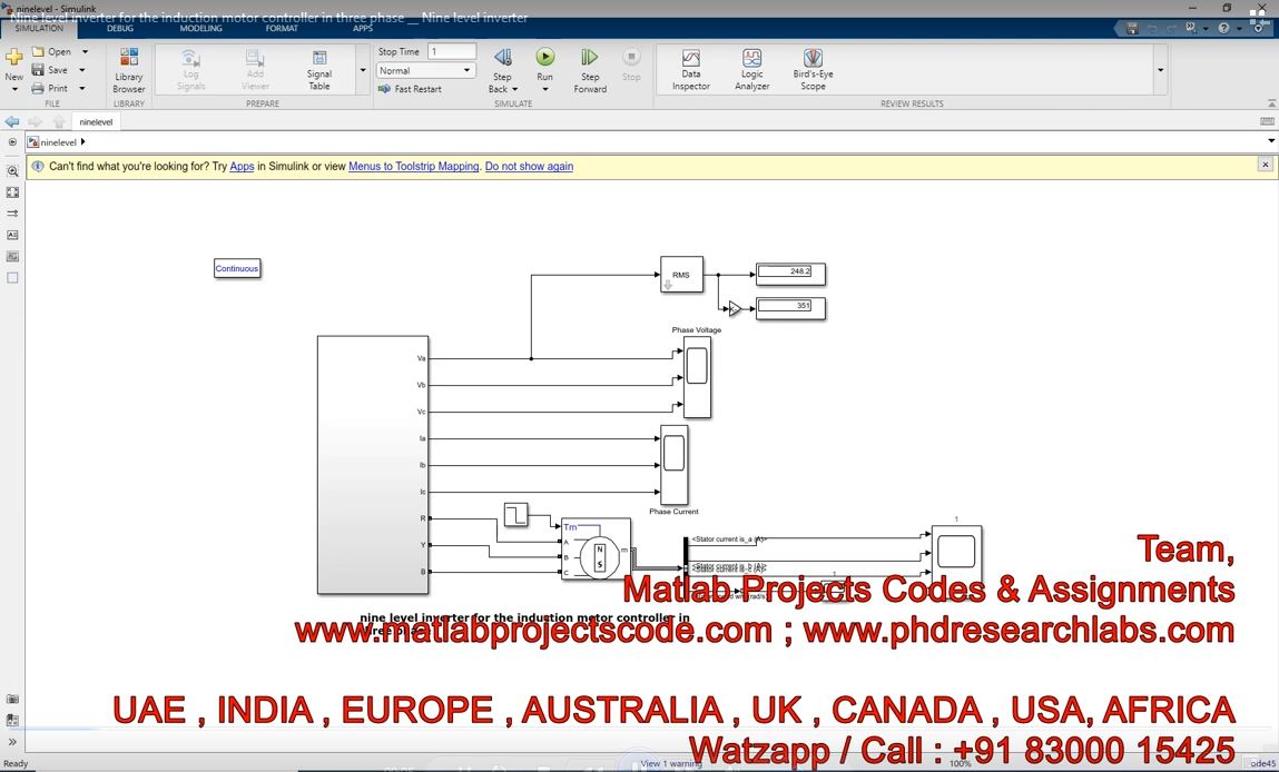 Nine Level Inverter For The Induction Motor Controller In Three Phase __ Nine Level Inverter project thumbnail image