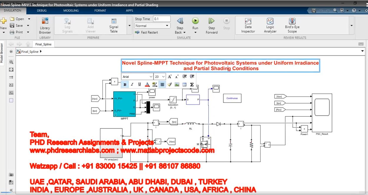 Novel Spline-Mppt Technique For Photovoltaic Systems Under Uniform Irradiance And Partial Shading project thumbnail image