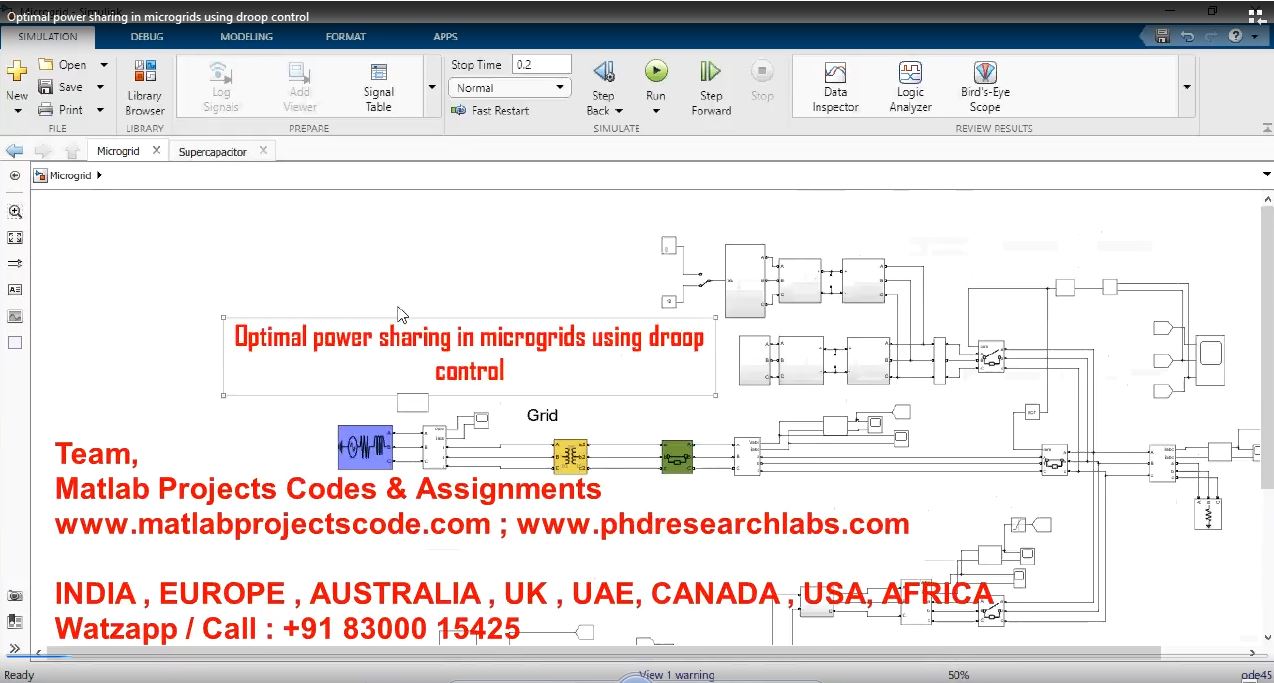 Optimal Power Sharing In Microgrids Using Droop Control project thumbnail image