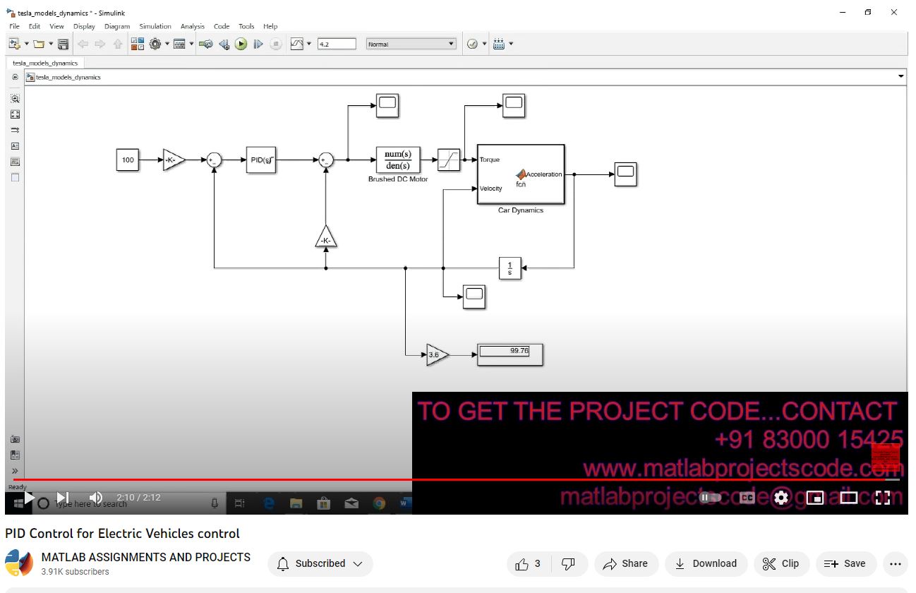 Pid Control For Electric Vehicles Control project thumbnail image