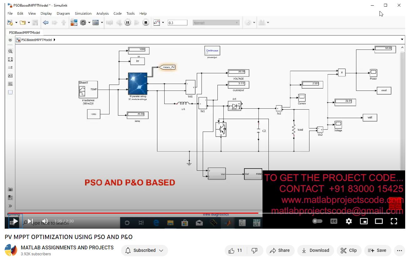 Pv Mppt Optimization Using Pso And P O project thumbnail image