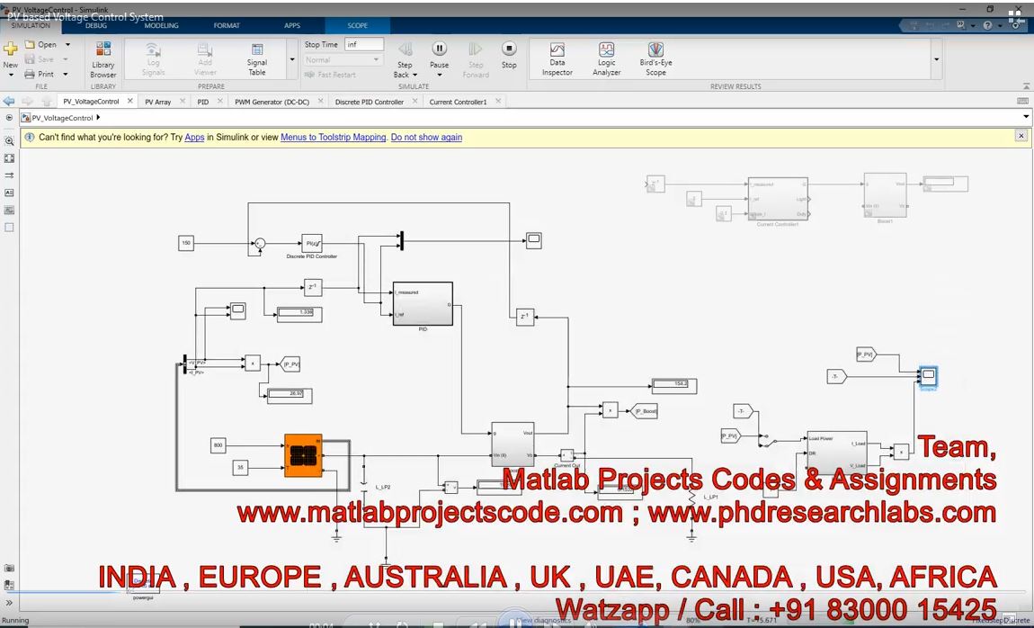 Pv Based Voltage Control System project thumbnail image