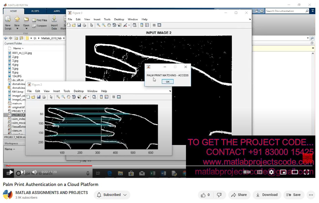 Palm Print Authentication On A Cloud Platform project thumbnail image