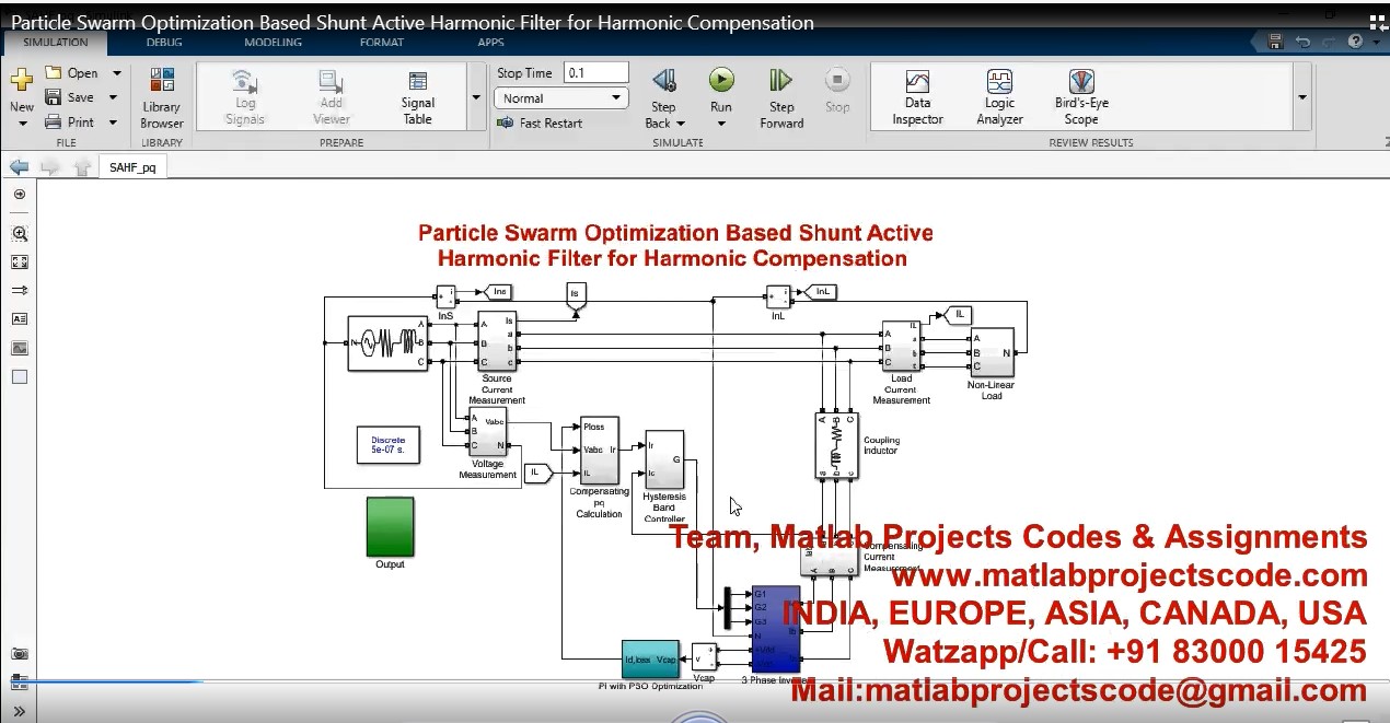 Particle Swarm Optimization Based Shunt Active Harmonic Filter For Harmonic Compensation project thumbnail image