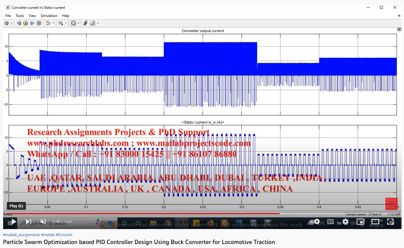 Particle Swarm Optimization-based PID Controller Design using Buck Converter for Locomotive Traction System project thumbnail image