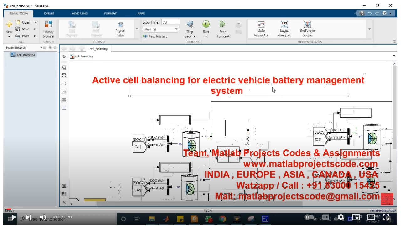Passive Cell Balancing For Electric Vehicle Battery Management System project thumbnail image
