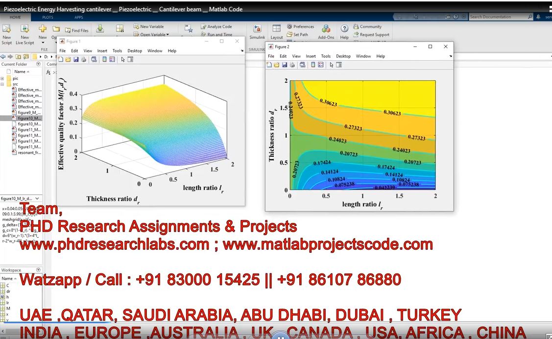 Piezoelectric Energy Harvesting Cantilever __ Piezoelectric __ Cantilever Beam __ Matlab Code project thumbnail image