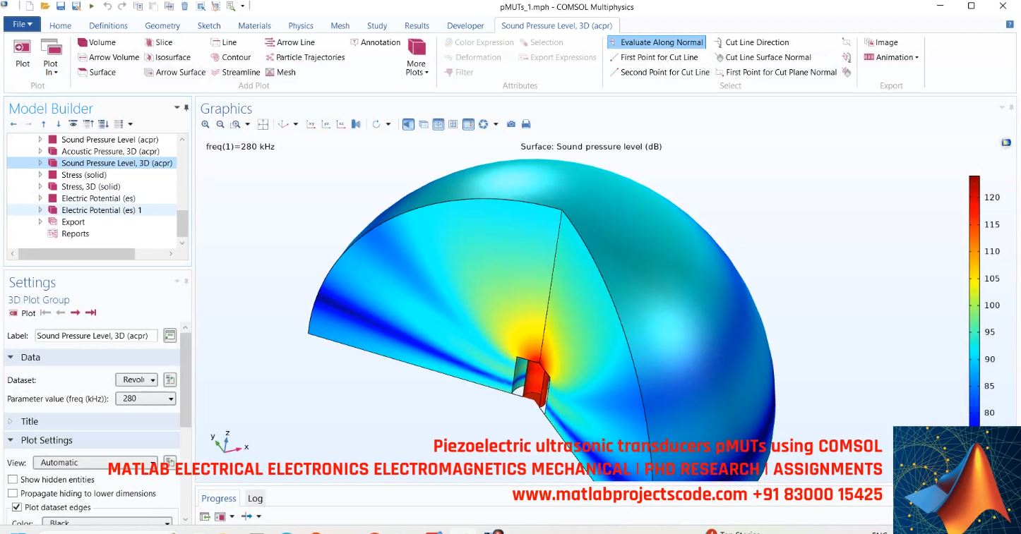 Piezoelectric Ultrasonic Transducers Pmuts Using Comsol project thumbnail image