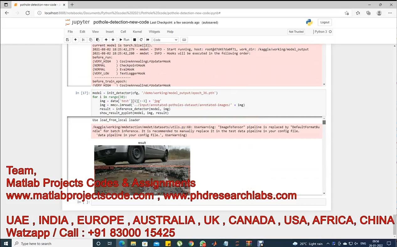 Pothole Detection - Python Project project thumbnail image