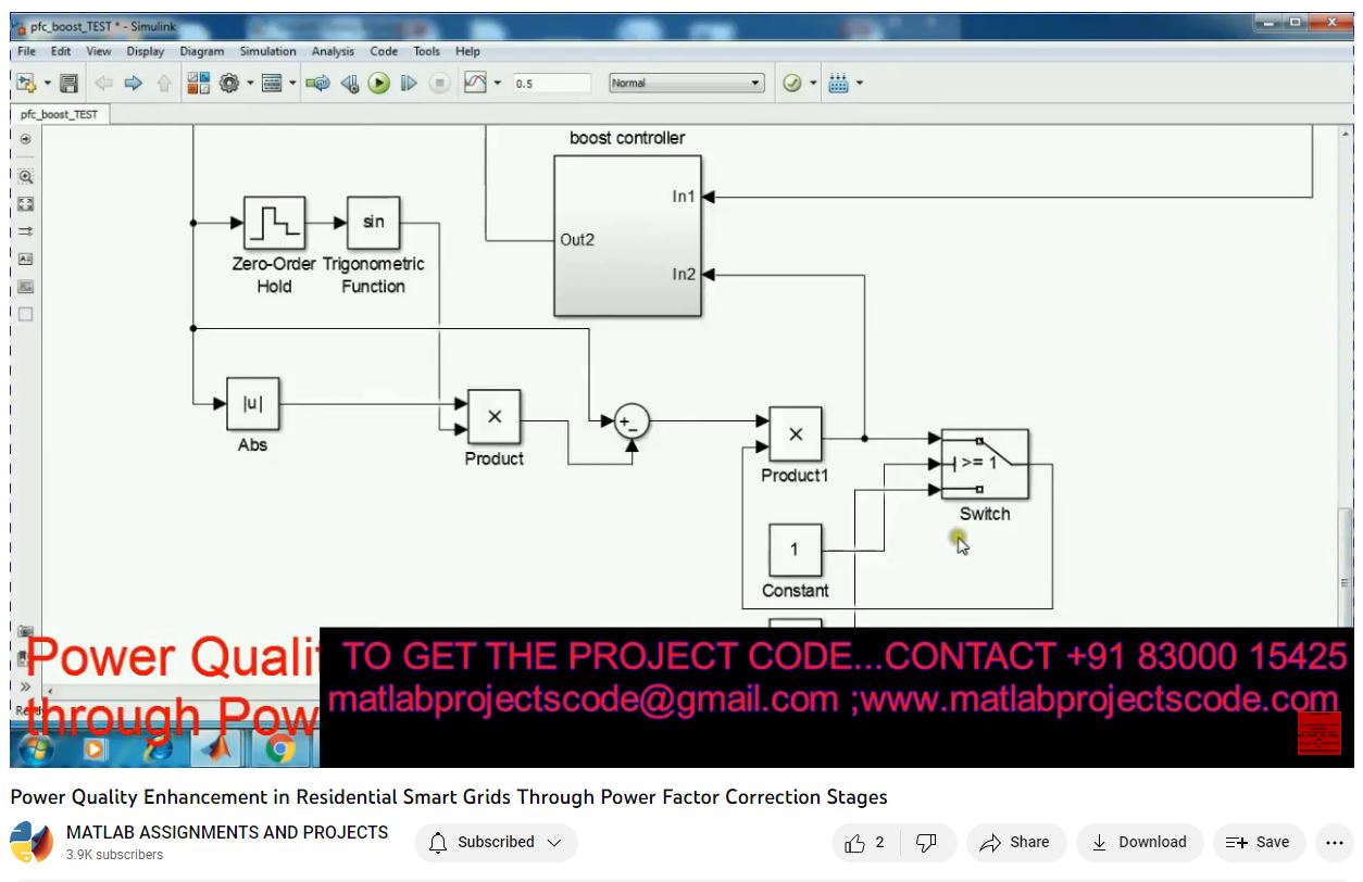 Power Quality Enhancement In Residential Smart Grids Through Power Factor Correction Stages project thumbnail image