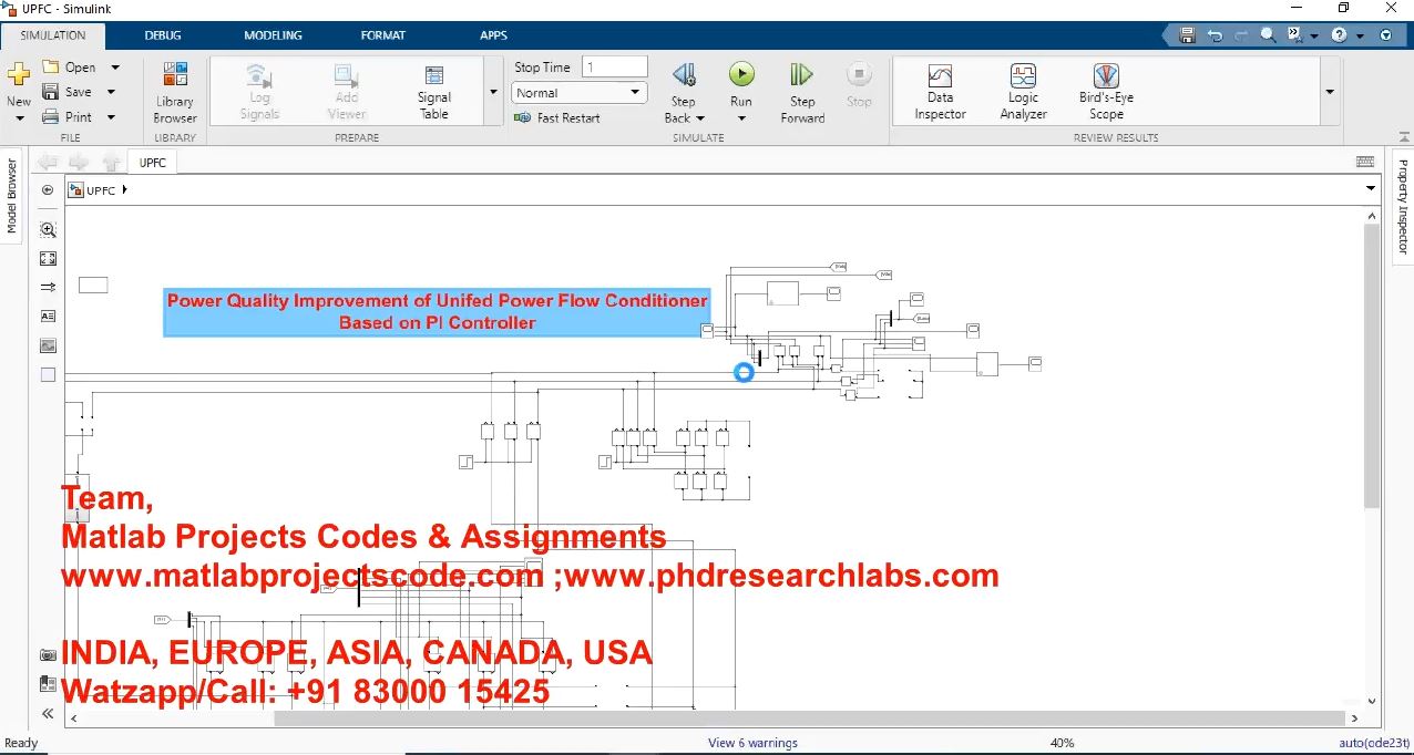 Power Quality Improvement Of Unified Power Flow Conditioner Based On Pi Controller project thumbnail image
