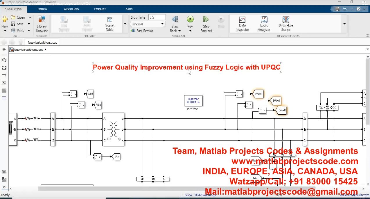 Power Quality Improvement Using Fuzzy Logic With Upqc project thumbnail image