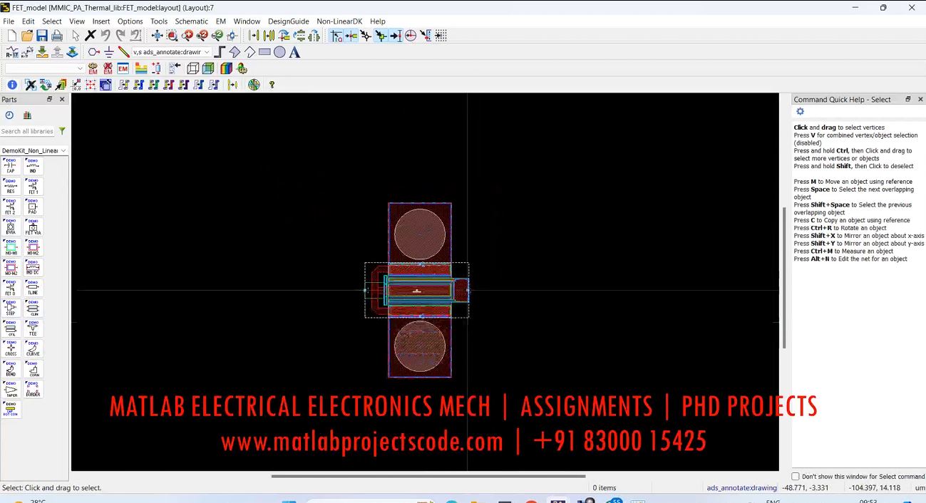 Power Amplifier Thermal Analyis - Ads Amplifier Design project thumbnail image