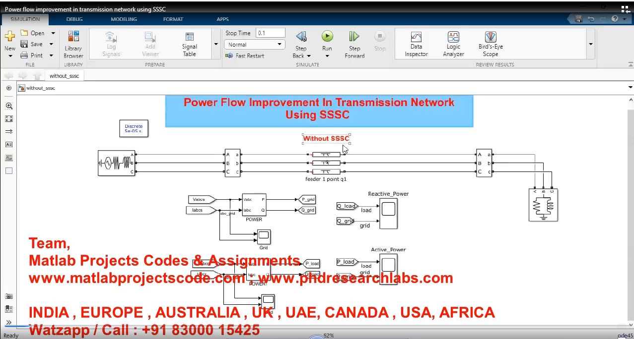 Power Flow Improvement In Transmission Network Using Sssc project thumbnail image