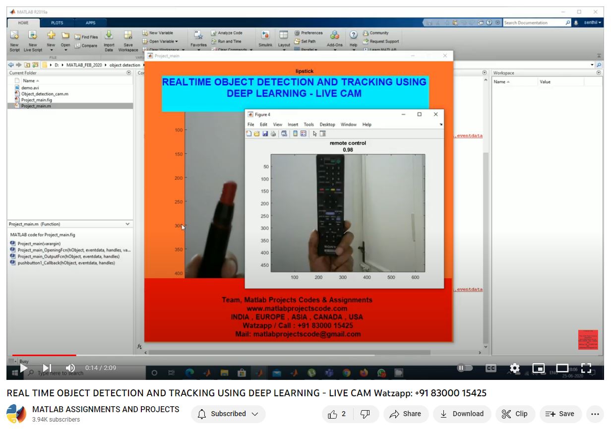 Real Time Object Detection And Tracking Using Deep Learning - Live Cam project thumbnail image
