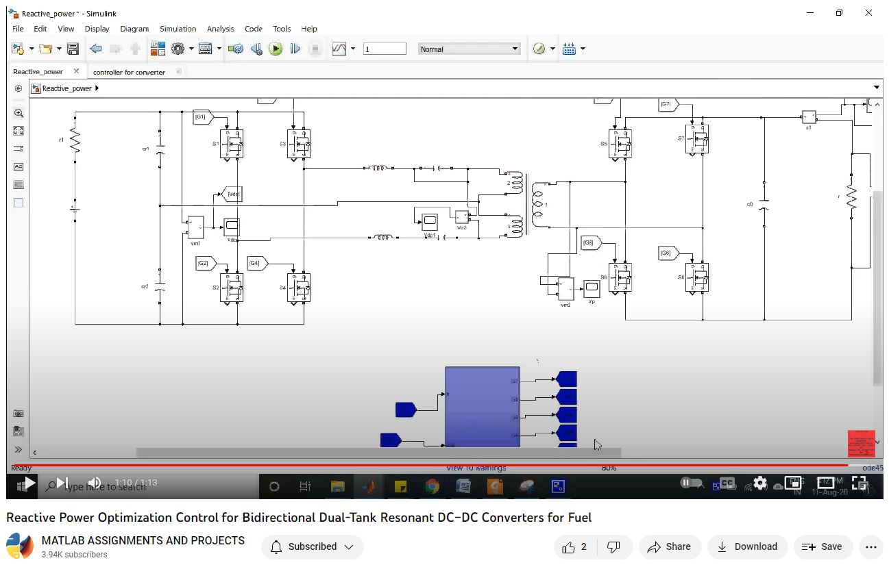 Reactive Power Optimization Control For Bidirectional Dual-Tank Resonant Dc Dc Converters For Fuel project thumbnail image