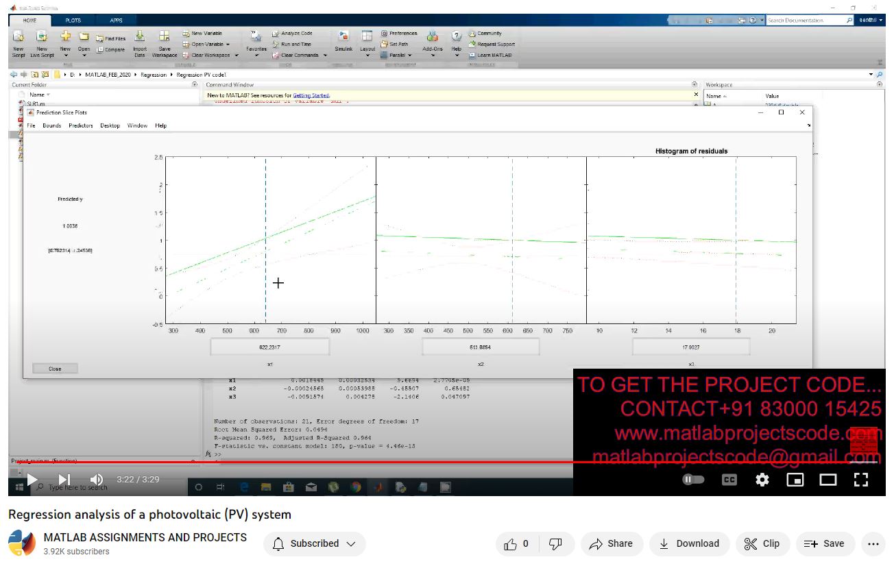 Regression Analysis Of A Photovoltaic Pv System project thumbnail image