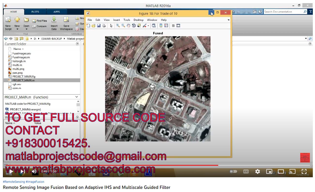 Remote Sensing Image Fusion based on Adaptive IHS and Multiscale Guided Filter project thumbnail image