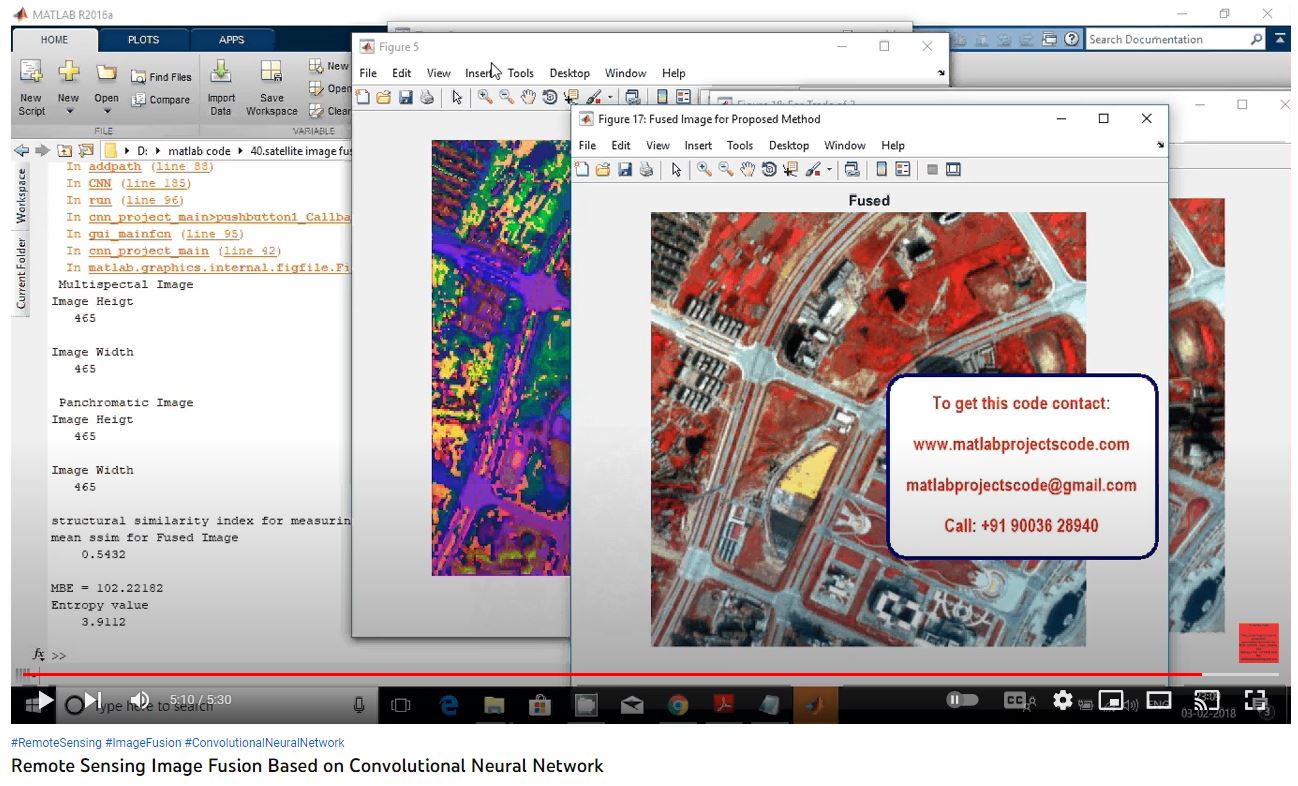 Remote Sensing Image Fusion based on Convolutional Neural Network project thumbnail image
