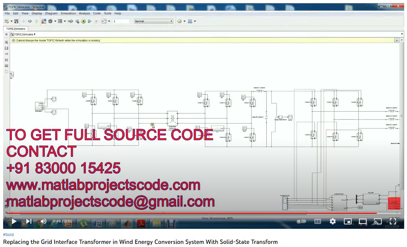 Replacing the Grid Interface Transformer in Wind Energy Conversion System with Solid-State Transform project thumbnail image