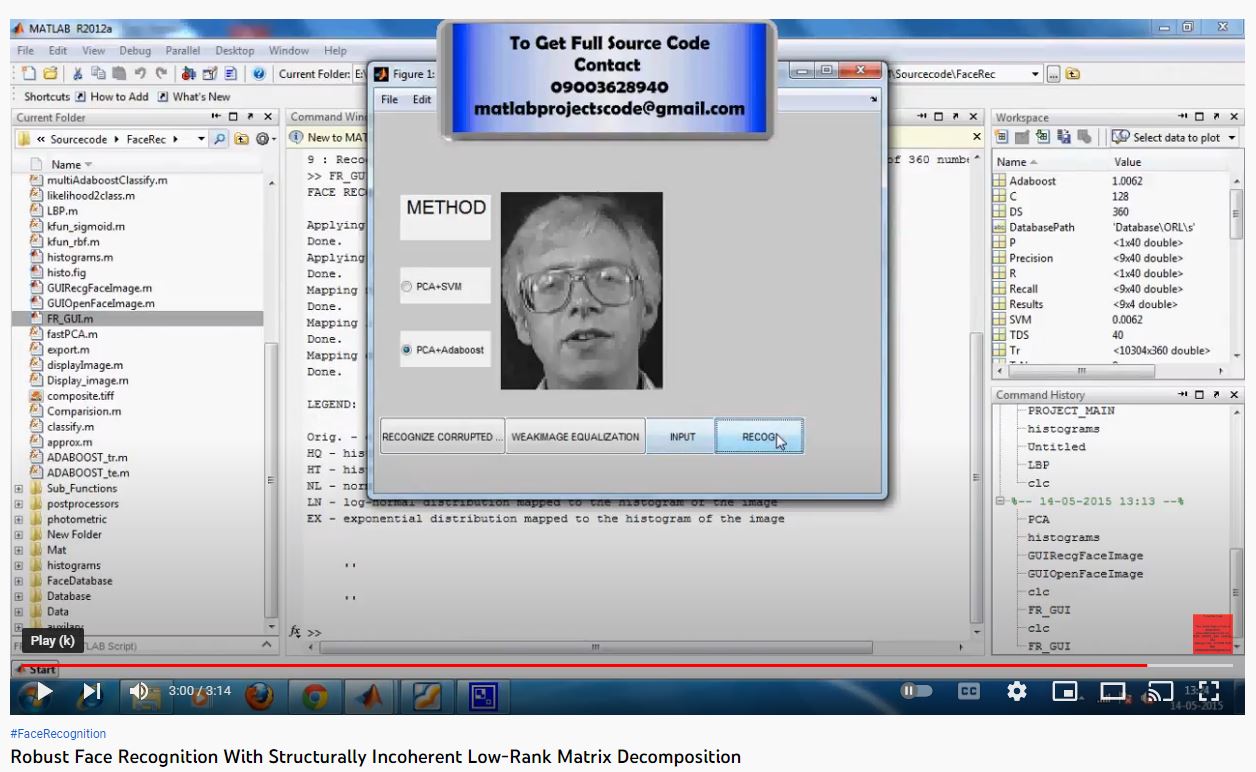 Robust Face Recognition with Structurally Incoherent Low-Rank Matrix Decomposition project thumbnail image