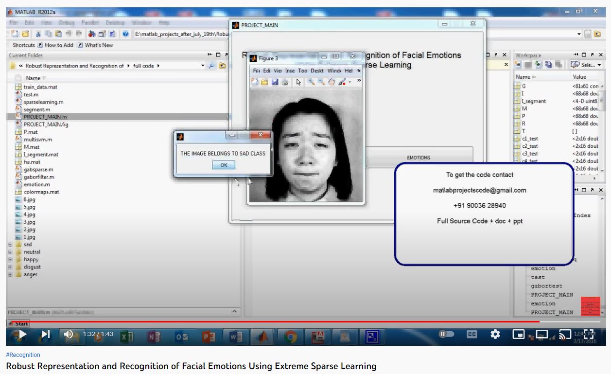 Robust Representation and Recognition of Facial Emotions using Extreme Sparse Learning project thumbnail image