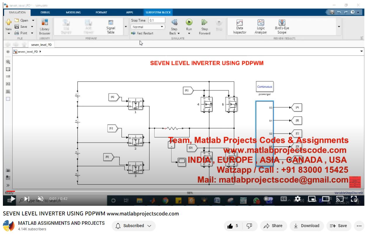 Seven Level Inverter Using Pdpwm project thumbnail image