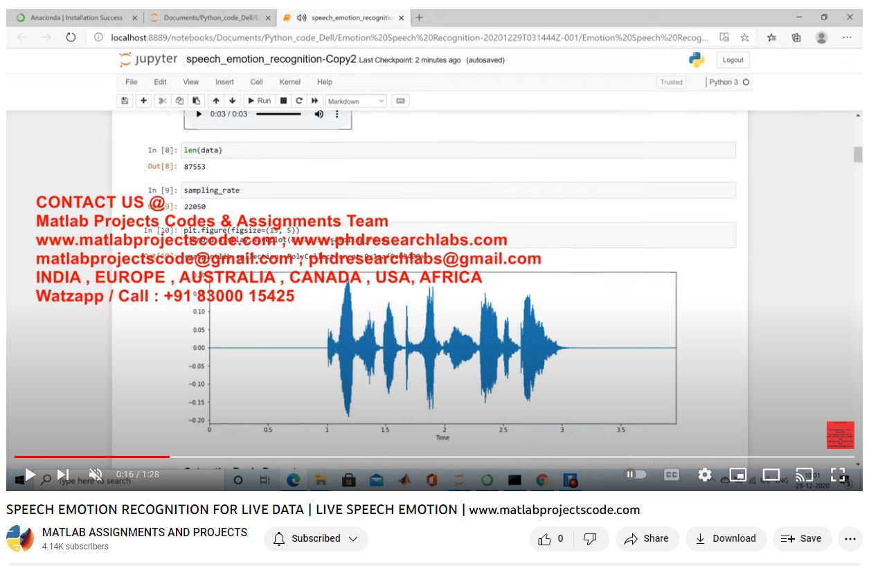 Speech Emotion Recognition For Live Data _ Live Speech Emotion project thumbnail image