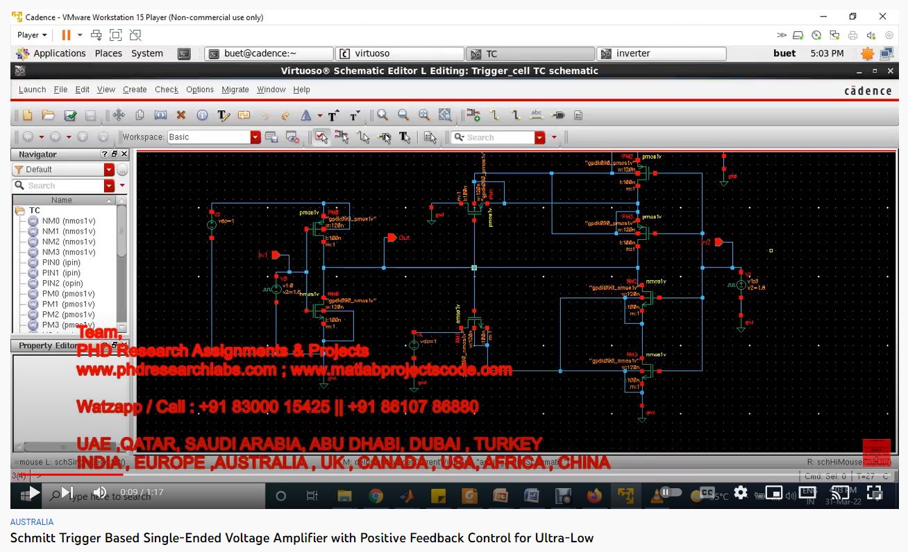 Schmitt Trigger based Single-Ended Voltage Amplifier with Positive Feedback Control for Ultra-Low-Voltage Supplies project thumbnail image
