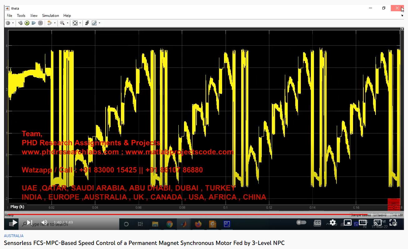 Sensorless FCS-MPC-based Speed Control of a Permanent Magnet Synchronous Motor Fed by 3-Level NPC project thumbnail image
