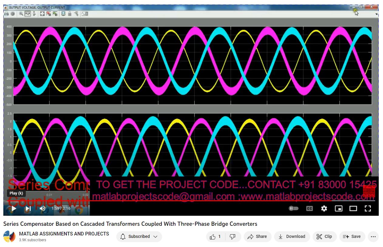 Series Compensator Based On Cascaded Transformers Coupled With Three-Phase Bridge Converters project thumbnail image