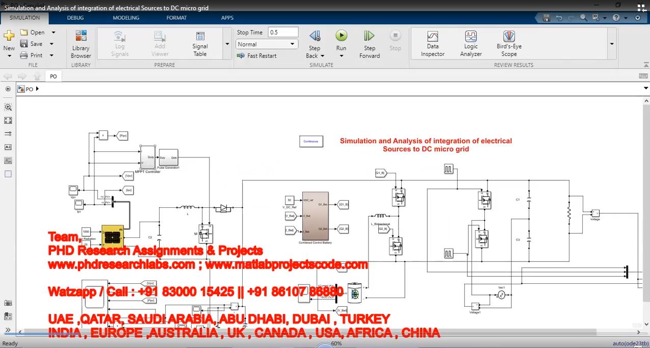 Simulation And Analysis Of Integration Of Electrical Sources To Dc Micro Grid project thumbnail image