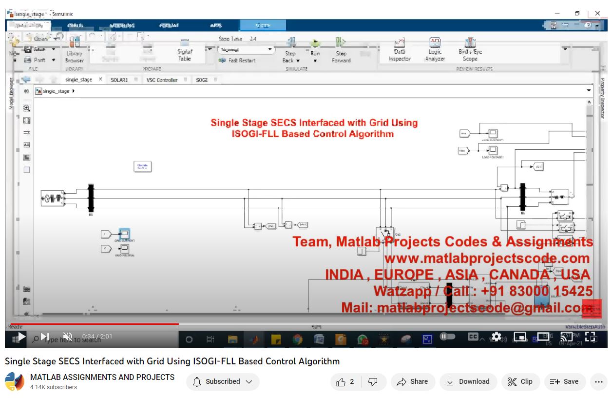 Single Stage Secs Interfaced With Grid Using Isogi-Fll Based Control Algorithm project thumbnail image
