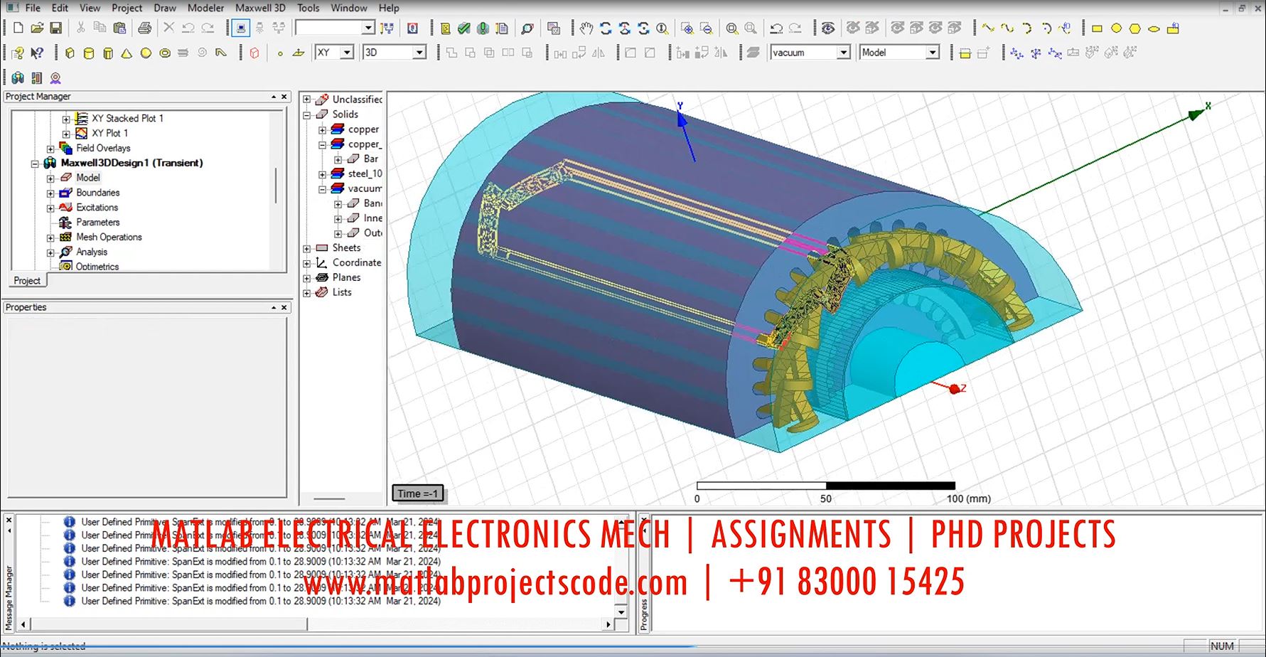 Single Phase Core Type Transformer - Electrical Simulation - Ansys Maxwell project thumbnail image