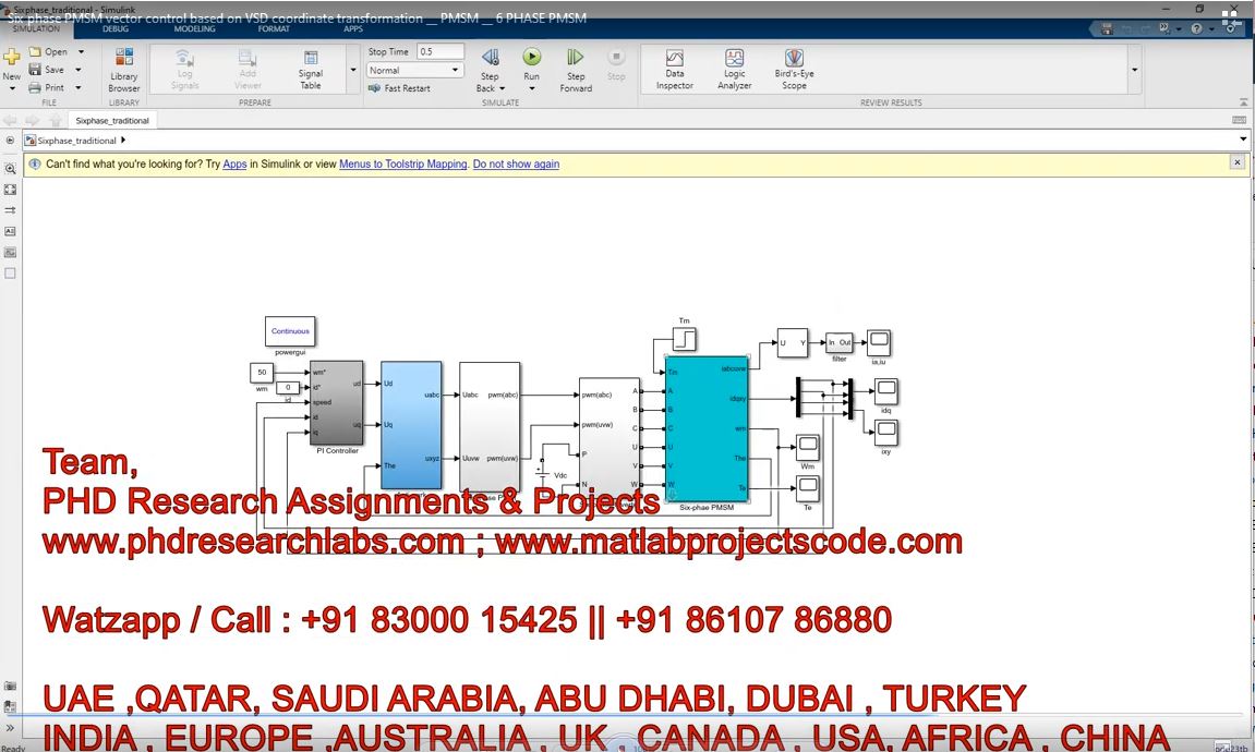 Six Phase Pmsm Vector Control Based On Vsd Coordinate Transformation __ Pmsm __ 6 Phase Pmsm project thumbnail image