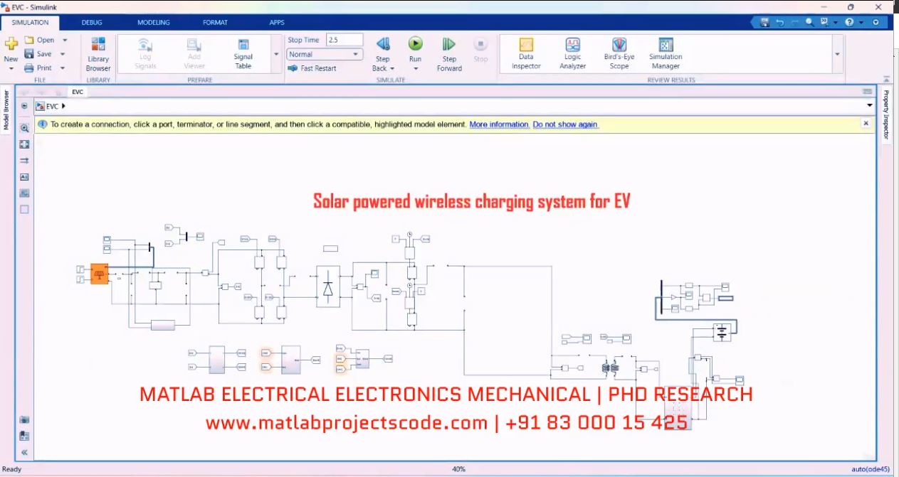 Solar Powered Wireless Charging System For Electric Vehicle project thumbnail image