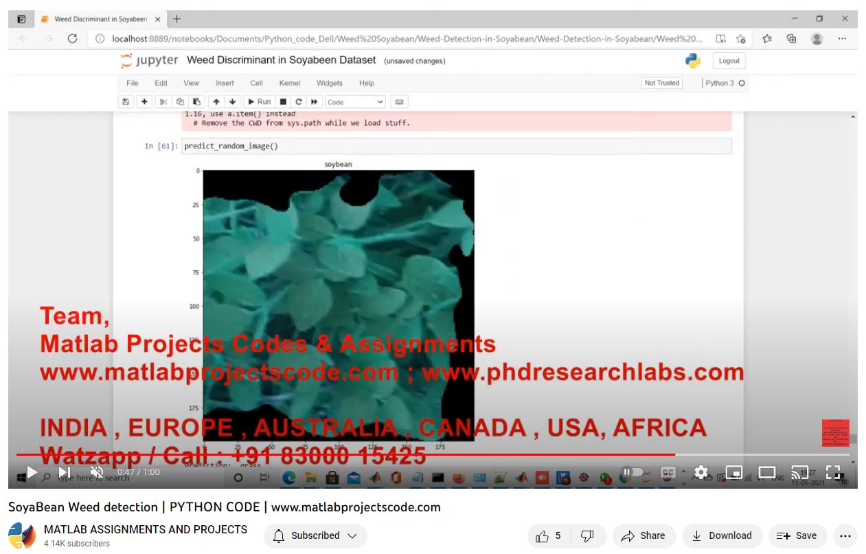 Soyabean Weed Detection - Weed Detection - Python Code project thumbnail image
