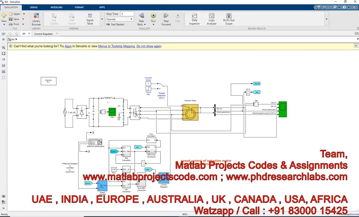 Speed Control Of Induction Motor With Multilevel Inverter __ Induction Motor __ Matlab Simulink project thumbnail image