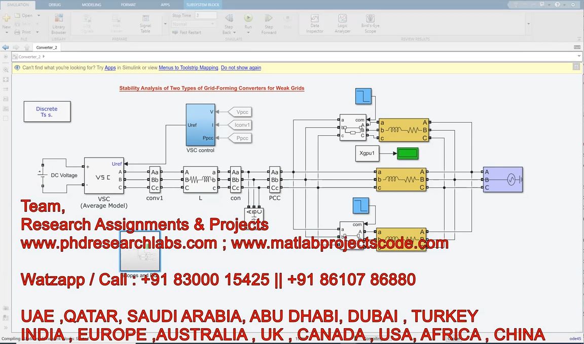 Stability Analysis Of Two Types Of Grid Forming Converters For Weak Grids _ Grid Forming Converters project thumbnail image