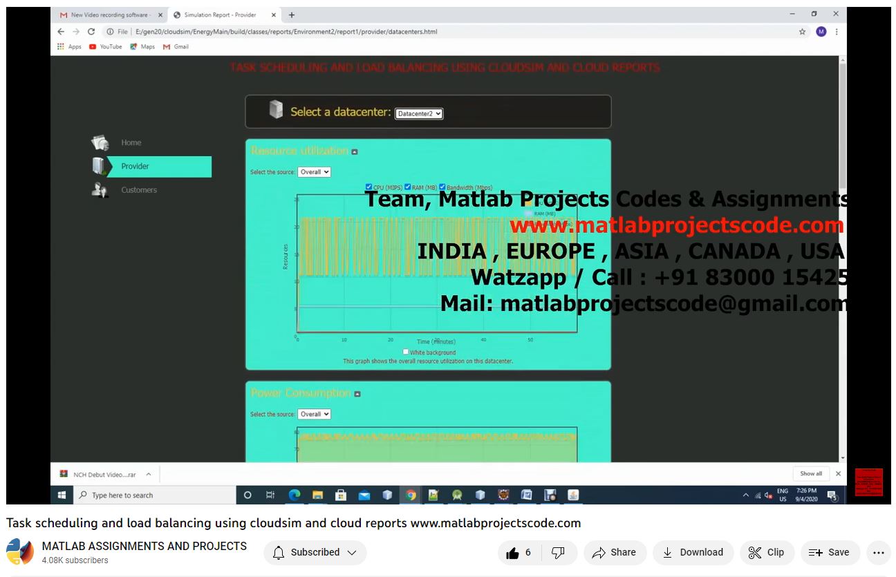 Task Scheduling And Load Balancing Using Cloudsim And Cloud Reports-Matlab Simulink-Electrical Assignments-Projects-Phd Research project thumbnail image