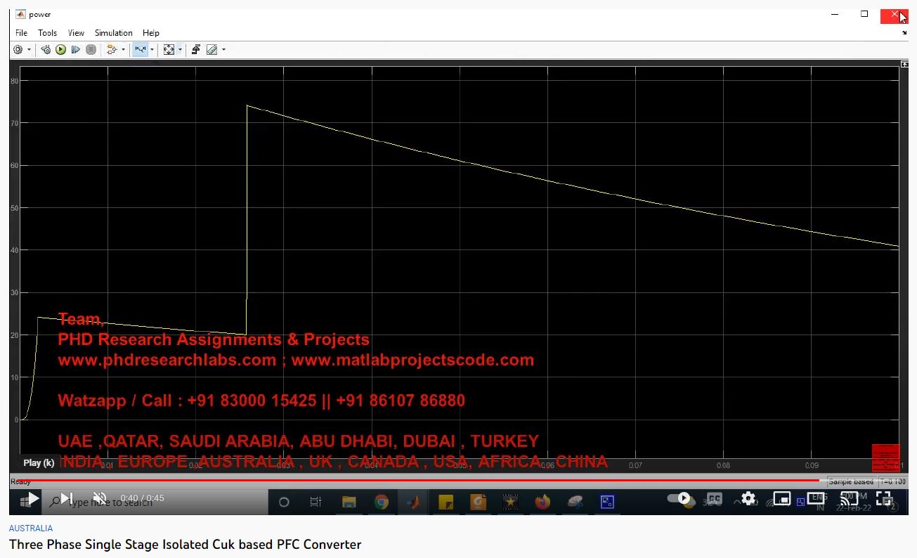 Three Phase Single Stage Isolated Cuk based PFC Converter project thumbnail image