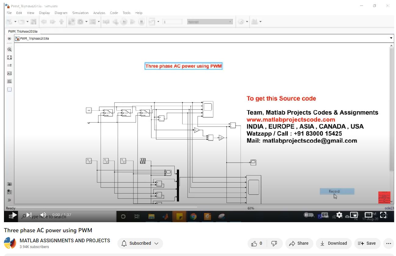 Three Phase Ac Power Using Pwm project thumbnail image