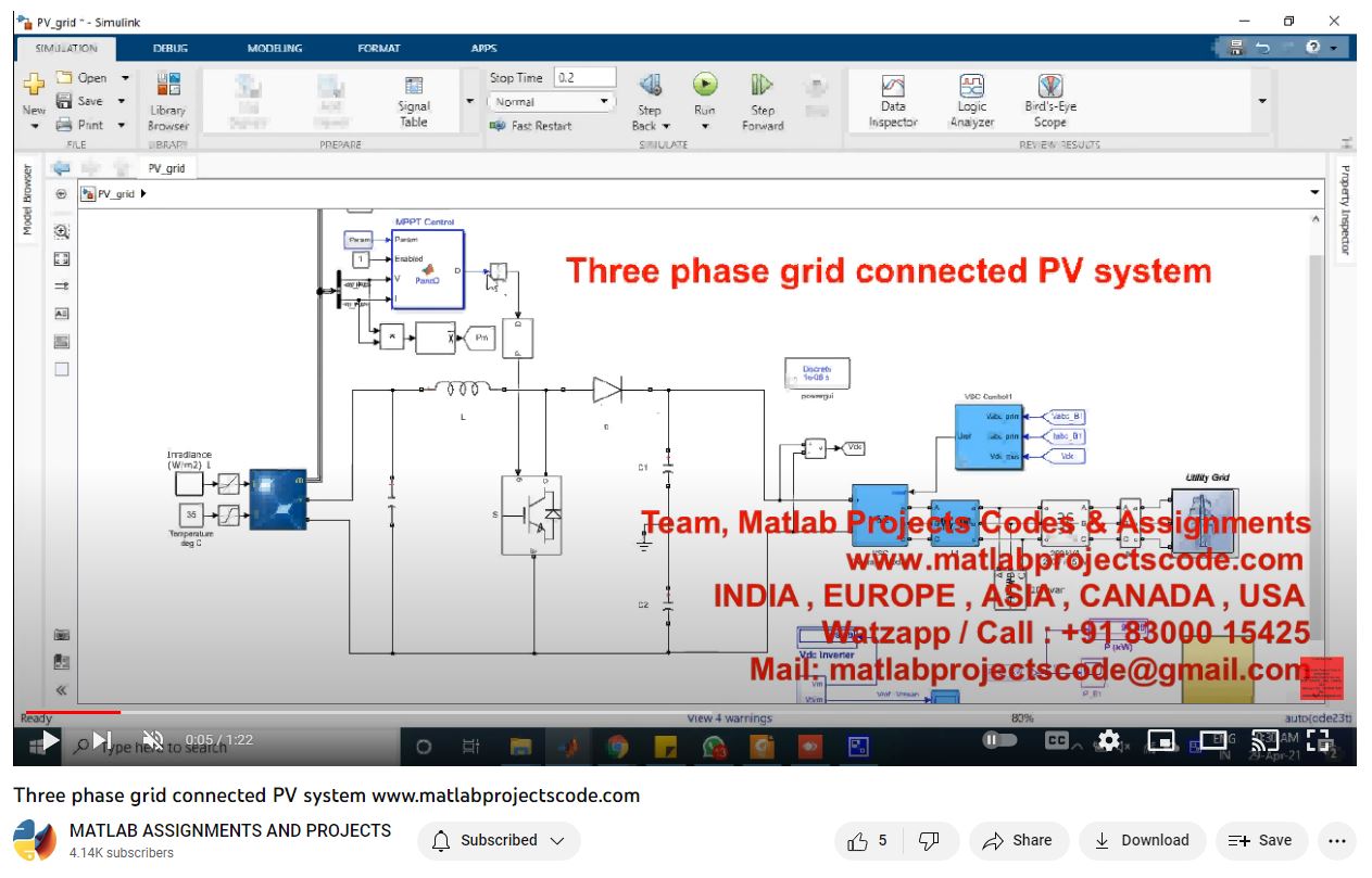 Three Phase Grid Connected Pv System project thumbnail image