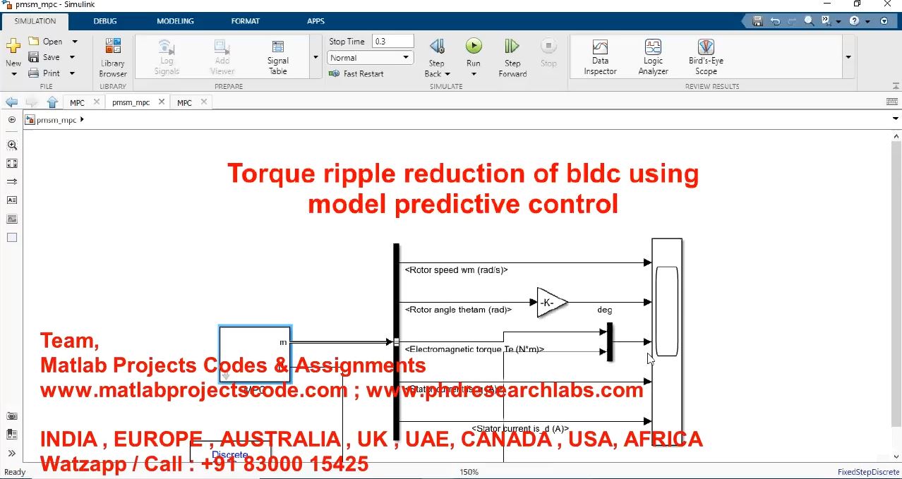 Torque Ripple Reduction Of Bldc Using Model Predictive Control project thumbnail image
