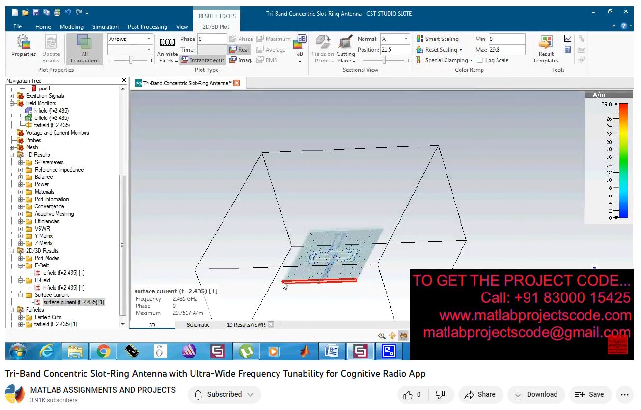 Tri-Band Concentric Slot-Ring Antenna With Ultra-Wide Frequency Tunability For Cognitive Radio App project thumbnail image