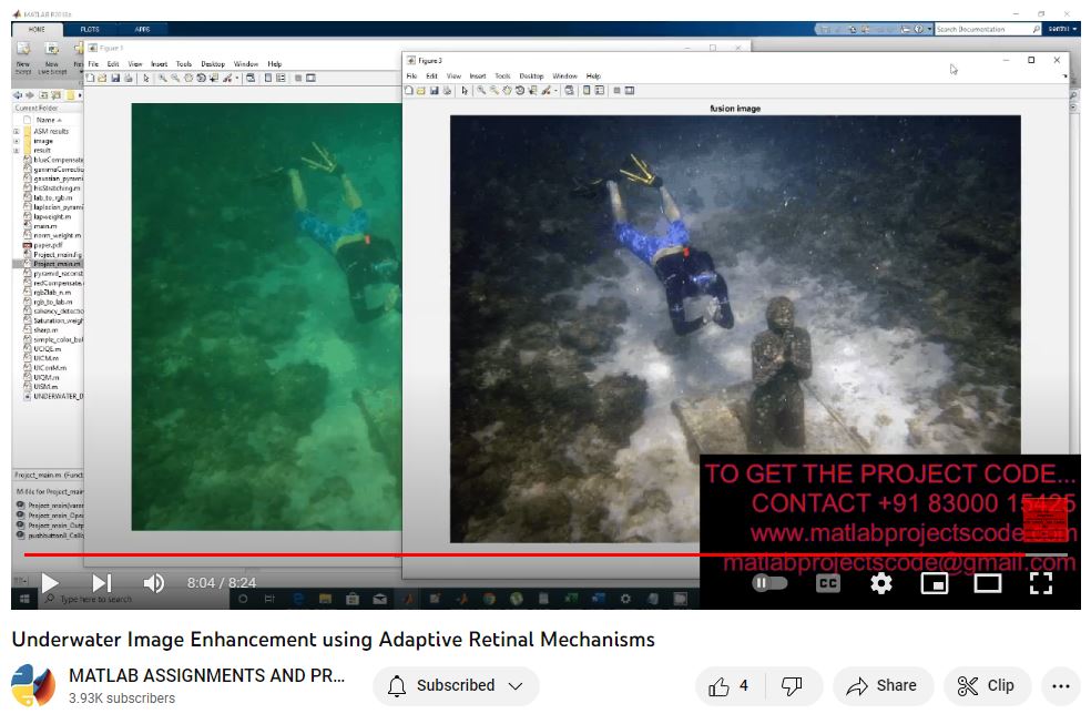 Underwater Image Enhancement Using Adaptive Retinal Mechanisms project thumbnail image
