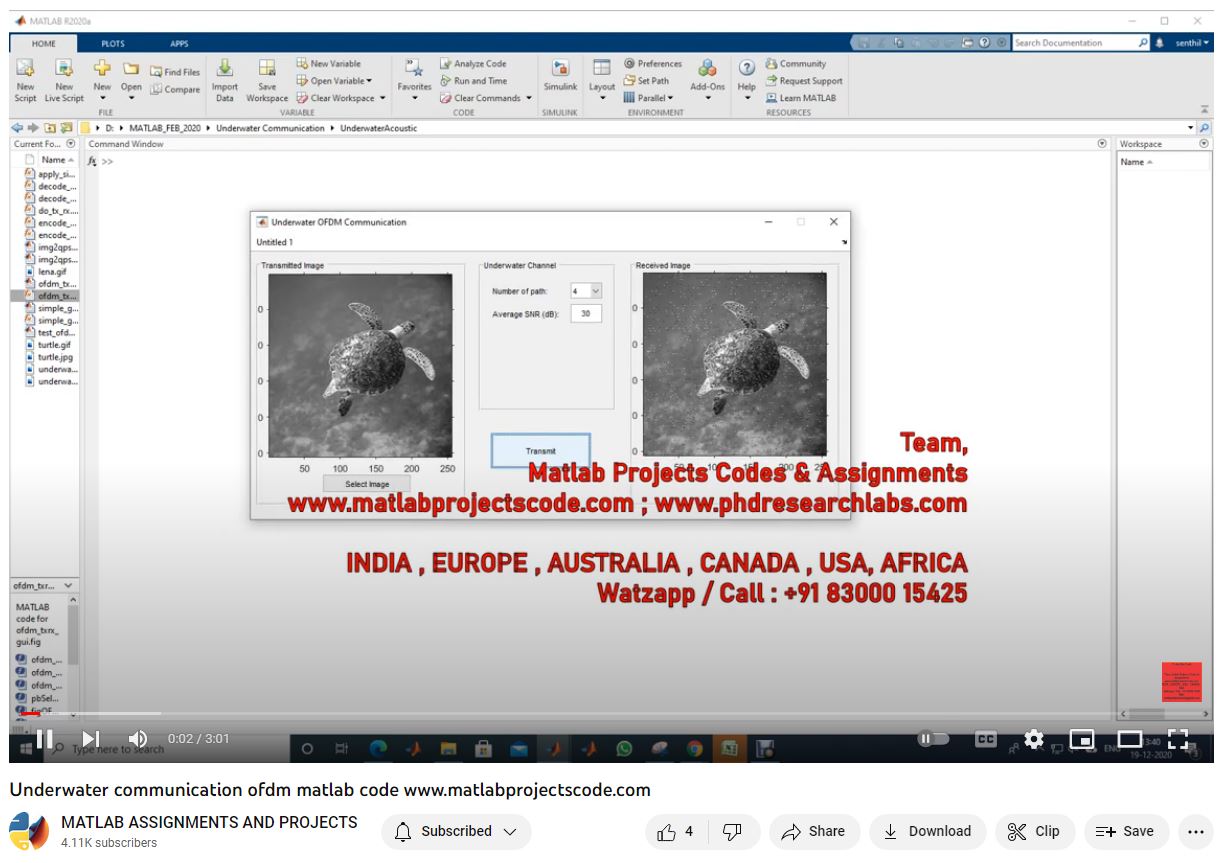 Underwater Communication Ofdm Matlab Code-Matlab Simulink-Electrical Assignments-Projects-Phd Research project thumbnail image
