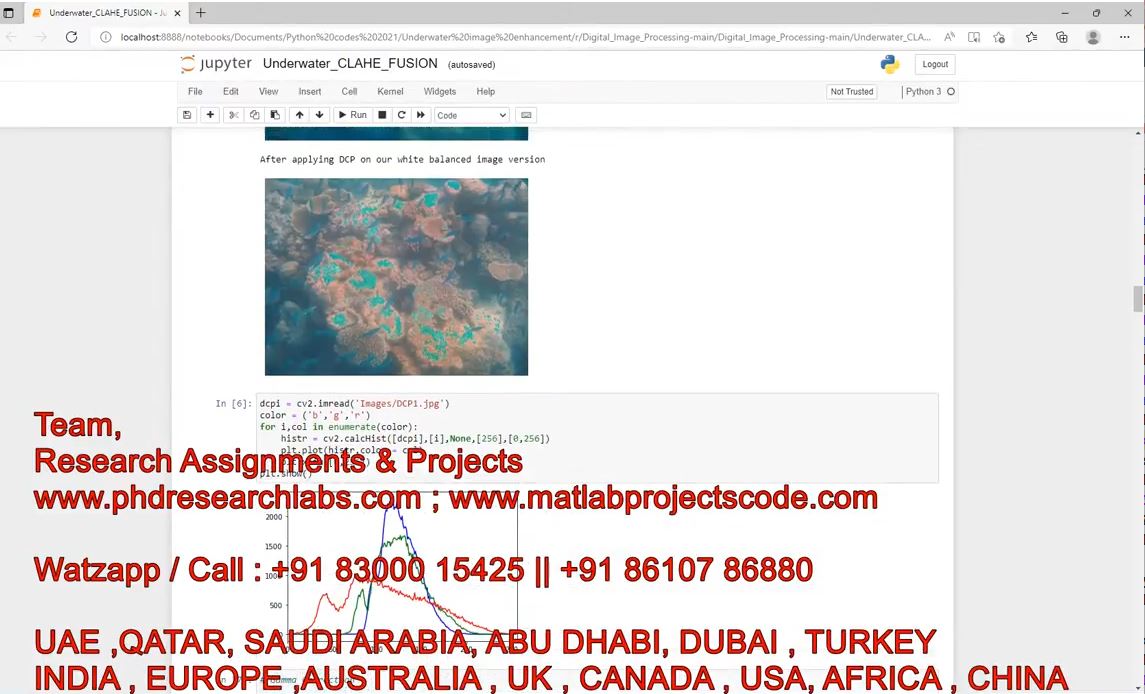 Underwater Image Enhancement Using Fusion _ Python Project _ Underwater Image Quality _ Python project thumbnail image
